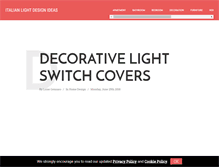 Tablet Screenshot of italianlightdesign.com